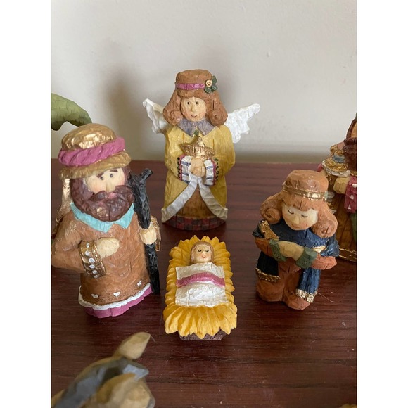 10 Piece Children, Youth Christmas Nativity Set, 5” Figures - Picture 2 of 8